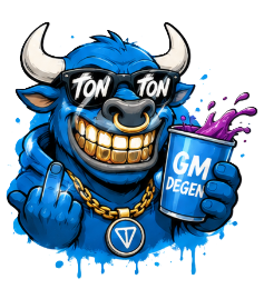 TONKY drinking GM degen cup