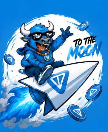 TONKY riding Telegram rocket to the moon